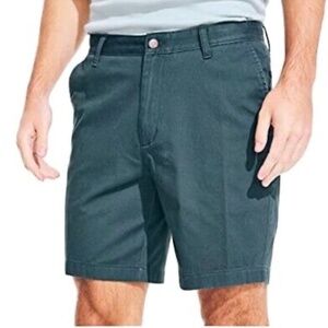 Nautica Men's 8.5" Deck Short - Green W 32 Classic Fit Deck Short Stretch NWT